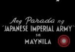 Standbild Allgemeine Homma Masaharu Bewertungen Japanische Truppen Manila Philippinen, 1942, aus Sekunde 5 historischem Filmmaterial Videoclip 65675069128