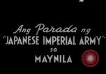 Standbild Allgemeine Homma Masaharu Bewertungen Japanische Truppen Manila Philippinen, 1942, aus Sekunde 6 historischem Filmmaterial Videoclip 65675069128