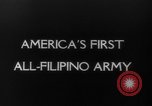 Standbild philippinischen Soldaten California United States USA, 1942, aus Sekunde 1 historischem Filmmaterial Videoclip 65675069135