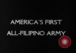 Standbild philippinischen Soldaten California United States USA, 1942, aus Sekunde 3 historischem Filmmaterial Videoclip 65675069135