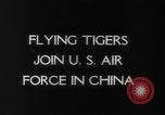Standbild Flying Tigers China, 1942, aus Sekunde 3 historischem Filmmaterial Videoclip 65675069136