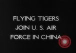 Standbild Flying Tigers China, 1942, aus Sekunde 5 historischem Filmmaterial Videoclip 65675069136