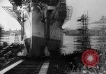Image of USS New Jersey BB-62 launching United States USA, 1942, second 23 stock footage video 65675069144