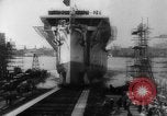 Image of USS New Jersey BB-62 launching United States USA, 1942, second 27 stock footage video 65675069144
