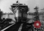 Image of USS New Jersey BB-62 launching United States USA, 1942, second 28 stock footage video 65675069144