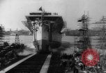 Image of USS New Jersey BB-62 launching United States USA, 1942, second 30 stock footage video 65675069144