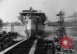 Image of USS New Jersey BB-62 launching United States USA, 1942, second 31 stock footage video 65675069144