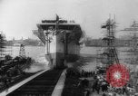 Image of USS New Jersey BB-62 launching United States USA, 1942, second 32 stock footage video 65675069144