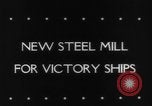 Image of a new steel mill United States USA, 1943, second 5 stock footage video 65675069149