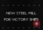 Image of a new steel mill United States USA, 1943, second 6 stock footage video 65675069149