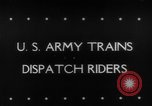 Standbild dispatch Riders United States USA, 1943, aus Sekunde 1 historischem Filmmaterial Videoclip 65675069150