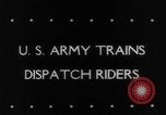 Standbild dispatch Riders United States USA, 1943, aus Sekunde 4 historischem Filmmaterial Videoclip 65675069150
