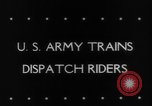 Standbild dispatch Riders United States USA, 1943, aus Sekunde 5 historischem Filmmaterial Videoclip 65675069150