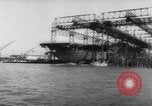Image of Launch of the US Aircraft Carrier USS Yorktown (CV-10) Virginia USA, 1943, second 38 stock footage video 65675069155