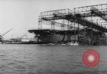 Image of Launch of the US Aircraft Carrier USS Yorktown (CV-10) Virginia USA, 1943, second 39 stock footage video 65675069155