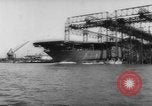 Image of Launch of the US Aircraft Carrier USS Yorktown (CV-10) Virginia USA, 1943, second 43 stock footage video 65675069155