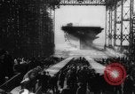 Image of Launch of the US Aircraft Carrier USS Yorktown (CV-10) Virginia USA, 1943, second 49 stock footage video 65675069155