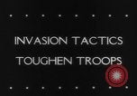 Image of invasion tactics United States USA, 1942, second 3 stock footage video 65675069156