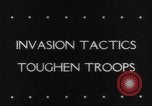 Image of invasion tactics United States USA, 1942, second 4 stock footage video 65675069156