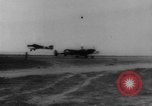 Image of Italian fliers land their bomber at an Allied Airfield in Italy Italy, 1943, second 16 stock footage video 65675069161