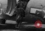 Image of Italian fliers land their bomber at an Allied Airfield in Italy Italy, 1943, second 21 stock footage video 65675069161