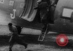 Image of Italian fliers land their bomber at an Allied Airfield in Italy Italy, 1943, second 26 stock footage video 65675069161