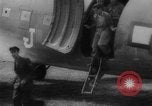 Image of Italian fliers land their bomber at an Allied Airfield in Italy Italy, 1943, second 27 stock footage video 65675069161