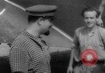 Image of Italian fliers land their bomber at an Allied Airfield in Italy Italy, 1943, second 48 stock footage video 65675069161