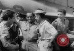 Image of Italian fliers land their bomber at an Allied Airfield in Italy Italy, 1943, second 51 stock footage video 65675069161