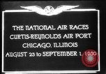 Standbild National Air Races Chicago Illinois USA, 1930, aus Sekunde 8 historischem Filmmaterial Videoclip 65675069170