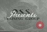 Image of OSS soldier agent recruitment and training United States USA, 1942, second 20 stock footage video 65675069183