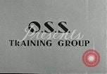 Image of OSS soldier agent recruitment and training United States USA, 1942, second 21 stock footage video 65675069183