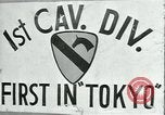 Standbild 1st Cavalry Division Tokio Japan, 1945, aus Sekunde 29 historischem Filmmaterial Videoclip 65675069200