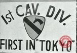 Standbild 1st Cavalry Division Tokio Japan, 1945, aus Sekunde 32 historischem Filmmaterial Videoclip 65675069200