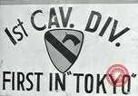 Standbild 1st Cavalry Division Tokio Japan, 1945, aus Sekunde 33 historischem Filmmaterial Videoclip 65675069200