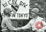Standbild 1st Cavalry Division Tokio Japan, 1945, aus Sekunde 36 historischem Filmmaterial Videoclip 65675069200