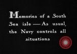 Image Navy Personnel Hawaii USA, 1932, de la seconde 5 séquences d'archives historiques vidéo 65675069203