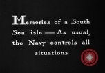 Image Navy Personnel Hawaii USA, 1932, de la seconde 11 séquences d'archives historiques vidéo 65675069203