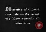 Image Navy Personnel Hawaii USA, 1932, de la seconde 12 séquences d'archives historiques vidéo 65675069203