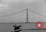 Image US Navy Bataille flotte au Golden Gate Bridge San Francisco California USA, 1935, de la seconde 55 séquences d'archives historiques vidéo 65675069207
