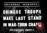 Immagine di Le truppe cinesi a Shanghai nella Seconda Guerra Sino-Japanese Shanghai in Cina, 1937, secondo 3 filmato di repertorio 65675069213