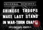 Immagine di Le truppe cinesi a Shanghai nella Seconda Guerra Sino-Japanese Shanghai in Cina, 1937, secondo 5 filmato di repertorio 65675069213