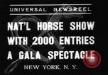Standbild National Horse Show New York United States USA, 1937, aus Sekunde 6 historischem Filmmaterial Videoclip 65675069214