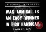 Standbild Krieg Admiral Laurel Maryland USA, 1937, aus Sekunde 1 historischem Filmmaterial Videoclip 65675069219