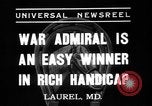 Standbild Krieg Admiral Laurel Maryland USA, 1937, aus Sekunde 5 historischem Filmmaterial Videoclip 65675069219