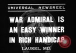Standbild Krieg Admiral Laurel Maryland USA, 1937, aus Sekunde 6 historischem Filmmaterial Videoclip 65675069219