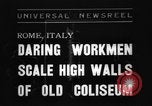 Image of Roman Coliseum Rome Italy, 1938, second 1 stock footage video 65675069222