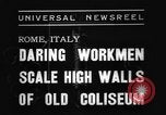 Image of Roman Coliseum Rome Italy, 1938, second 7 stock footage video 65675069222