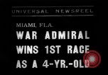 Image of War Admiral Miami Florida USA, 1938, second 1 stock footage video 65675069223