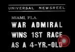Image of War Admiral Miami Florida USA, 1938, second 5 stock footage video 65675069223